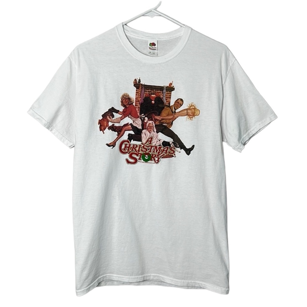 A CHRISTMAS STORY Movie Graphic Print Tee unisex size Medium
